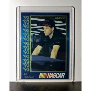 Jeff Hammond 1993 Maxx Premier Plus Racing #161 NASCAR Card SABCO Racing